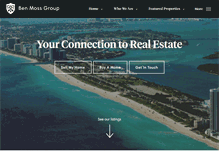Tablet Screenshot of benmossgroup.com